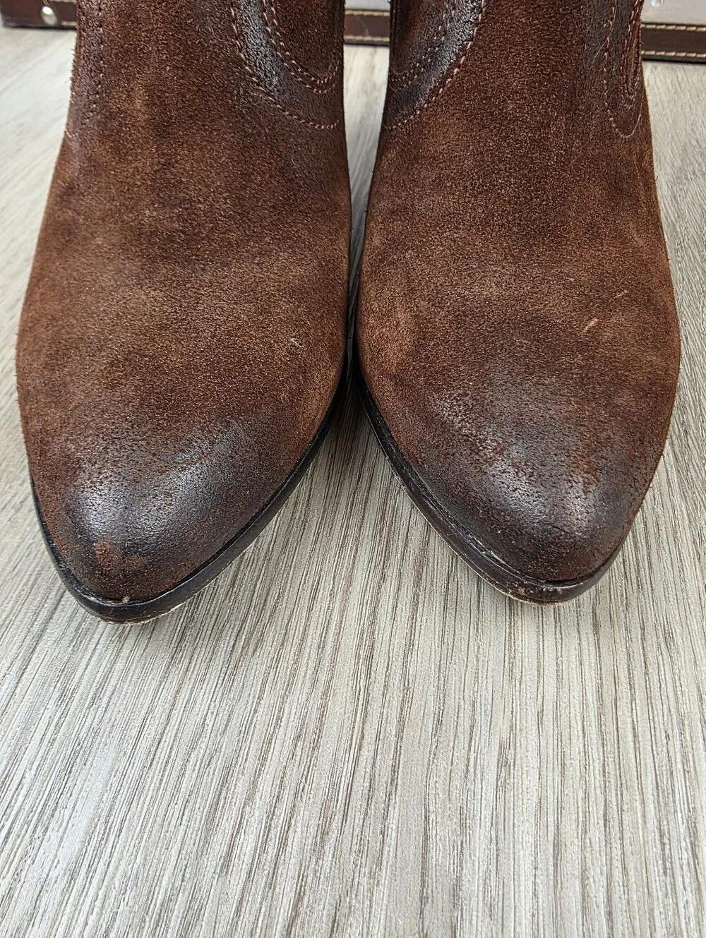 Frye Renee Seam Ankle Booties Size 9